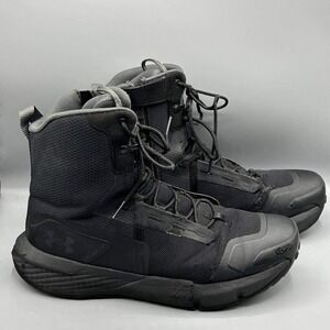 Under Armour Valsetz Micro G Vibram Men Tactical Boots Black 3027383-001 Size 10